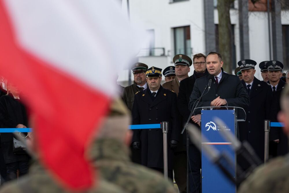 Odsłonięcie pomnika Żołnierzy Wyklętych w Raciborzu – 27 lutego 2022. Fot. Mikołaj Bujak (IPN)