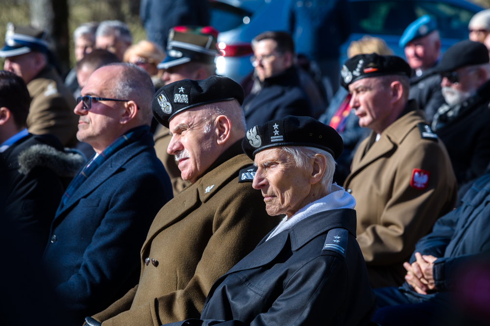 Uroczystości upamiętniające żołnierzy 1. Polskiej Dywizji Pancernej – Warszawa, 24 lutego 2022. Fot. Sławek Kasper (IPN)