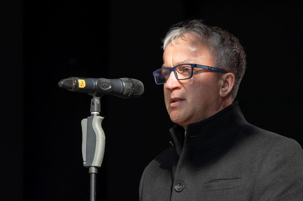 Janusz Kotowski, dyrektor Muzeum Żołnierzy Wyklętych w Ostrołęce – 1 marca 2022. Fot. Mikołaj Bujak (IPN)