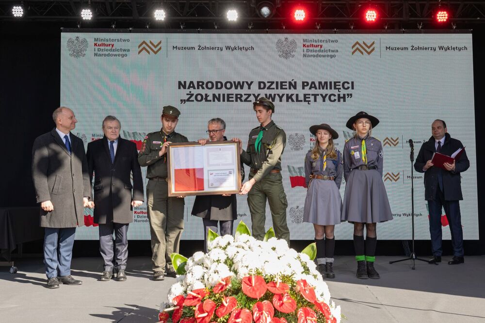 Otwarcie Muzeum Żołnierzy Wyklętych w Ostrołęce – 1 marca 2022. Fot. Mikołaj Bujak (IPN)