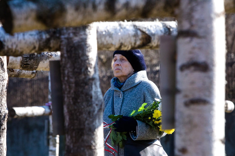 Obchody Narodowego Dnia Żołnierzy Wyklętych na powązkowskiej „Łączce” – 1 marca 2022. Fot. Sławek Kasper (IPN)