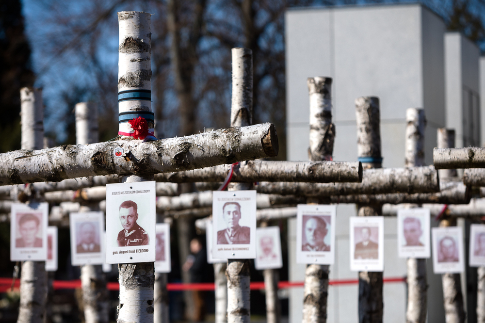 Obchody Narodowego Dnia Żołnierzy Wyklętych na powązkowskiej „Łączce” – 1 marca 2022. Fot. Sławek Kasper (IPN)