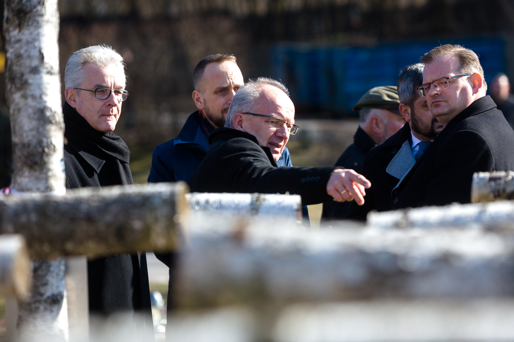 Obchody Narodowego Dnia Żołnierzy Wyklętych na powązkowskiej „Łączce” – 1 marca 2022. Fot. Sławek Kasper (IPN)