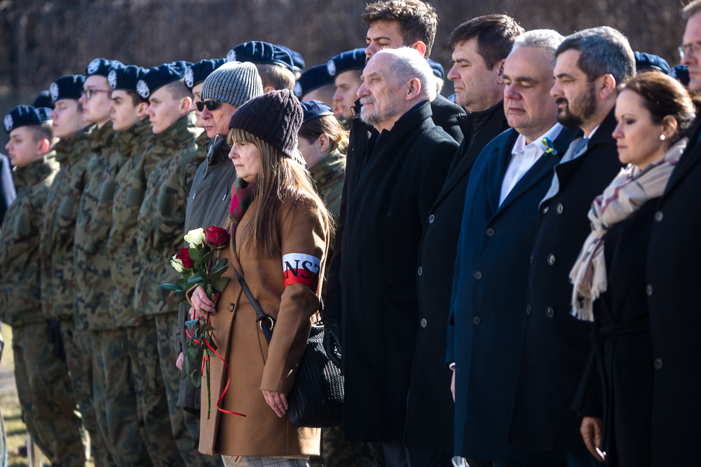 Obchody Narodowego Dnia Żołnierzy Wyklętych na powązkowskiej „Łączce” – 1 marca 2022. Fot. Sławek Kasper (IPN)