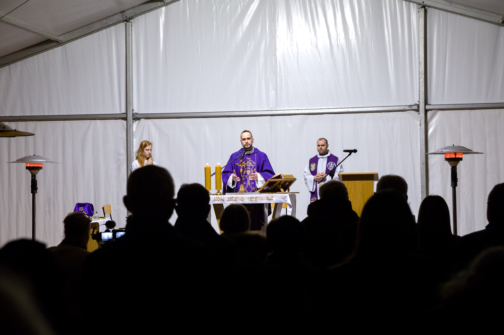 Uroczystości na terenie byłego Aresztu Śledczego Warszawa–Mokotów – 1 marca 2022. Fot. Sławek Kasper (IPN)