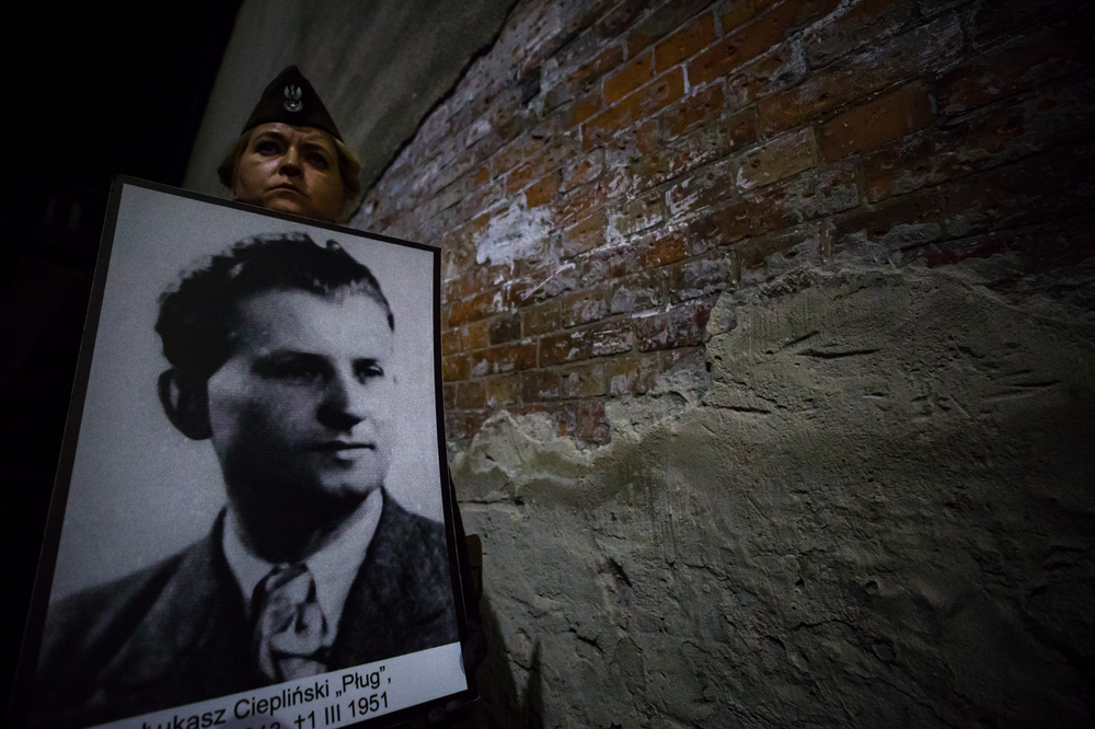 Uroczystości na terenie byłego Aresztu Śledczego Warszawa–Mokotów – 1 marca 2022. Fot. Sławek Kasper (IPN)