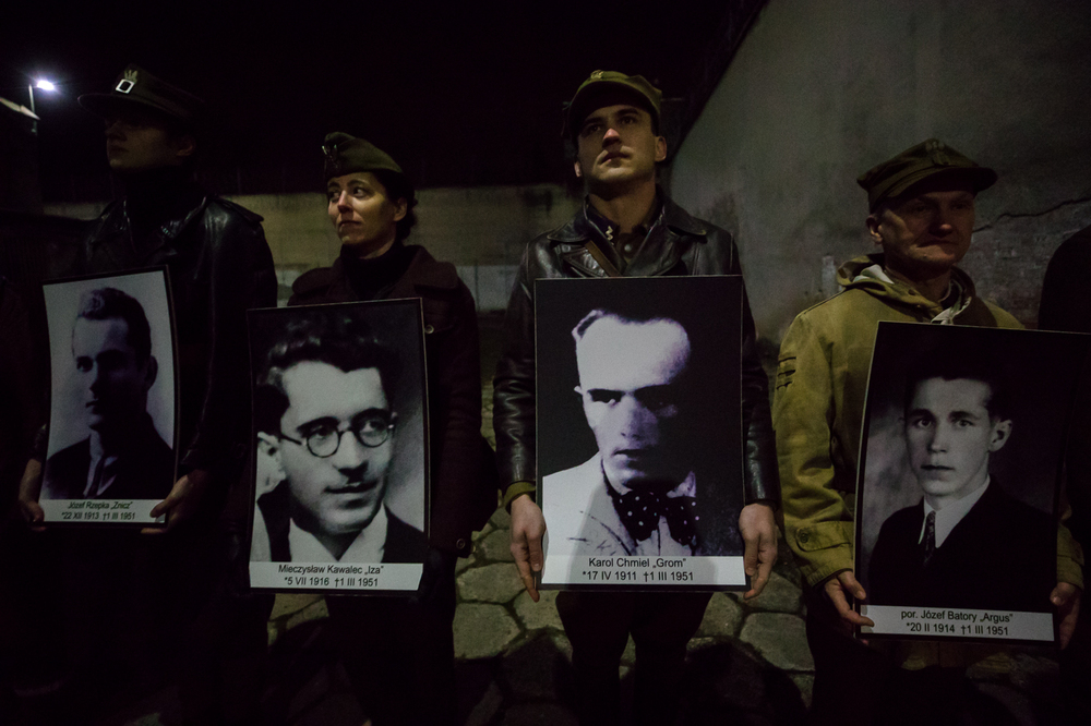 Uroczystości na terenie byłego Aresztu Śledczego Warszawa–Mokotów – 1 marca 2022. Fot. Sławek Kasper (IPN)