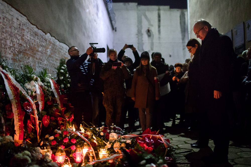 Uroczystości na terenie byłego Aresztu Śledczego Warszawa–Mokotów – 1 marca 2022. Fot. Sławek Kasper (IPN)