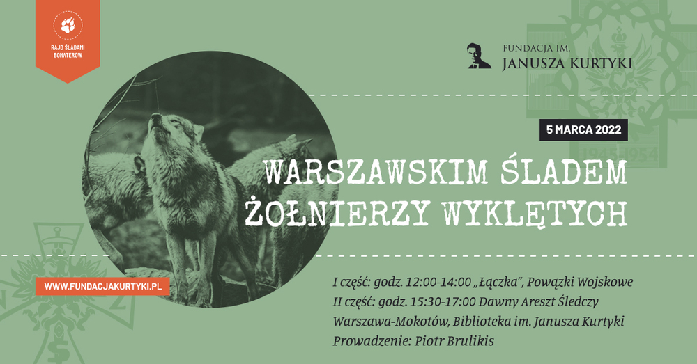 Spacer historyczny „Warszawskim Śladem Żołnierzy Wyklętych”