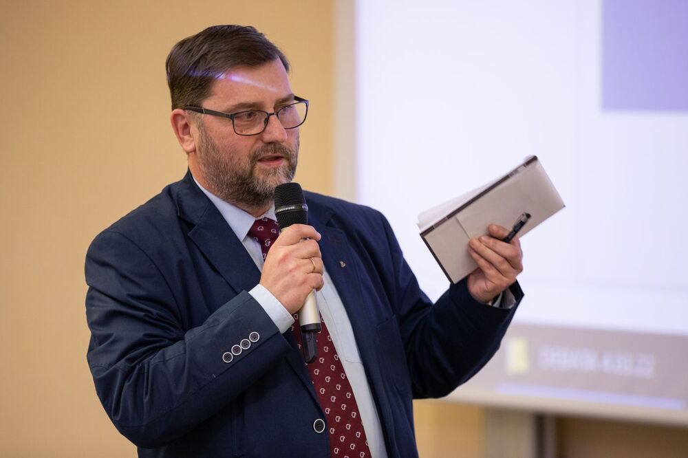 Debata historyczna licealistów „Polscy żołnierze po zakończeniu II wojny światowej posiadali moralny obowiązek kontynuowania walki” – Gdańsk, 4 marca 2022. Fot. Mikołaj Bujak (IPN)