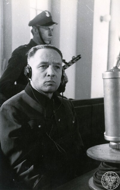 Rudolf Höss podczas procesu, 1947 r.