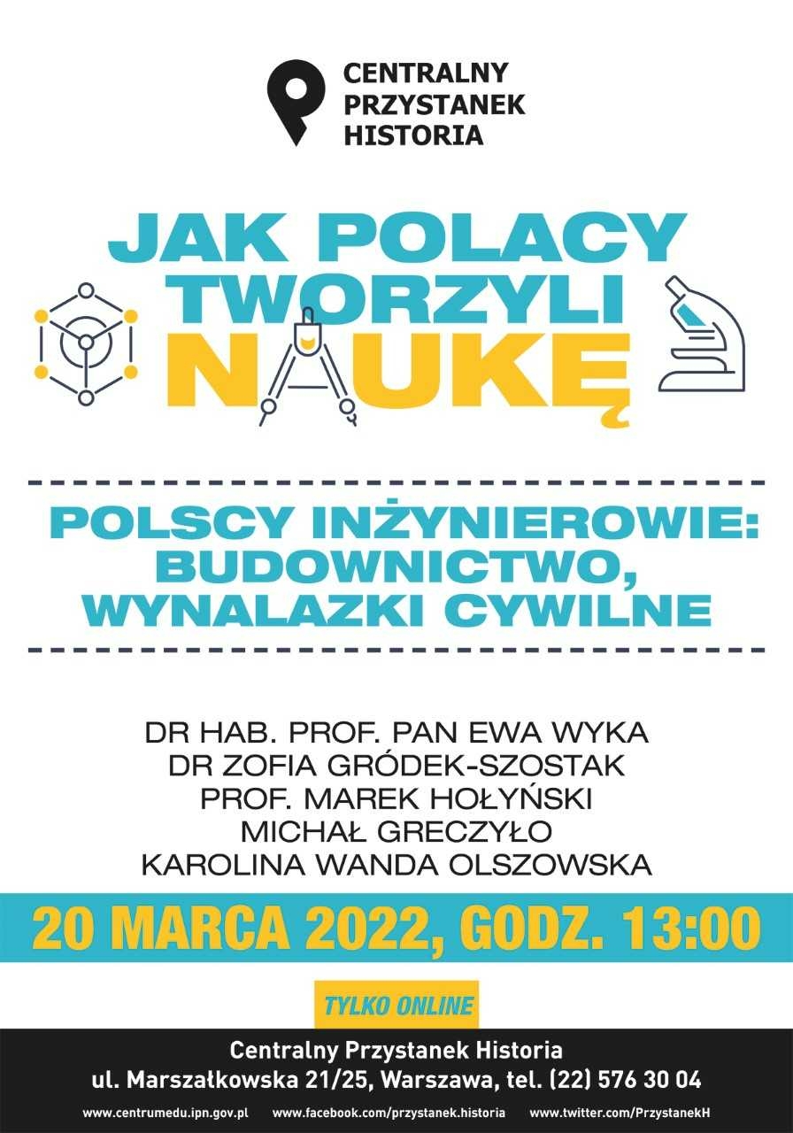 „Polscy inżynierowie: budownictwo, wynalazki cywilne” z cyklu „Jak Polacy tworzyli naukę”