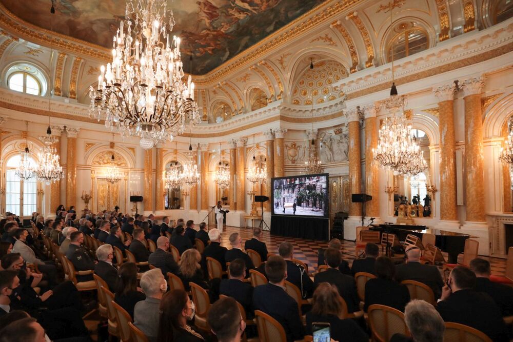 Uroczysta inauguracja projektu IPN „Szlaki Nadziei. Odyseja Wolności” – Warszawa, 18 marca 2022. Fot. Mikołaj Bujak (IPN)