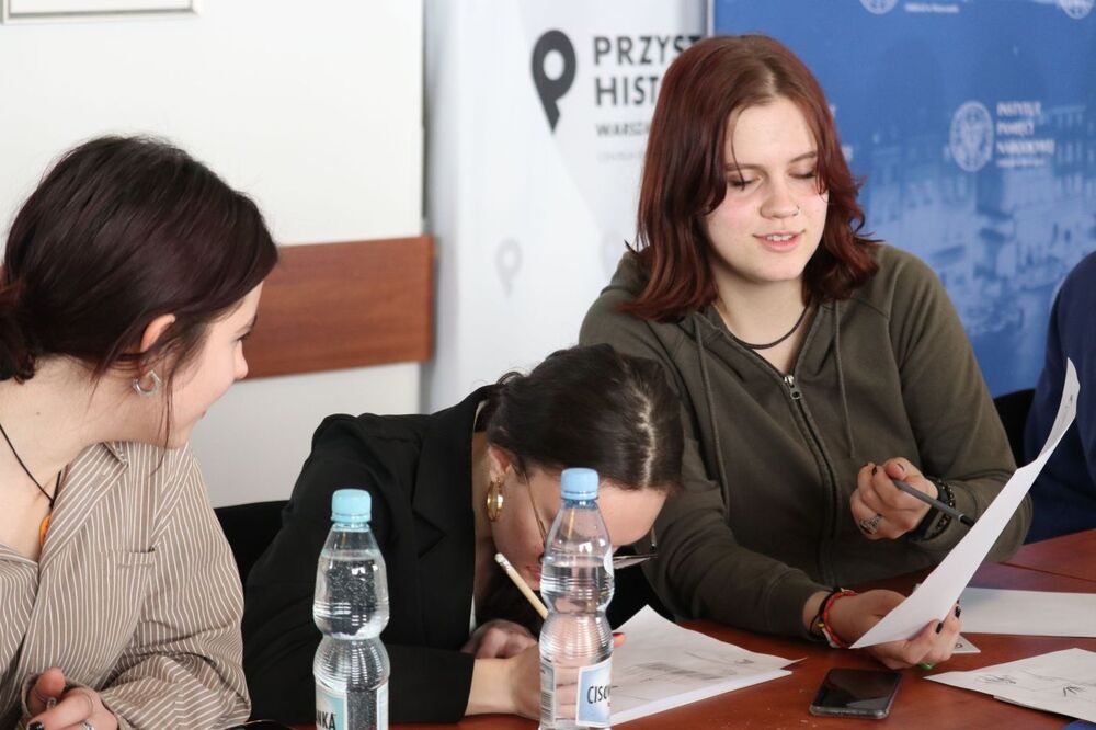 Prezentacja komiksów o podziemiu niepodległościowym oraz warsztaty komiksowe – 22 marca 2022. Fot. Aleksandra Wierzchowska (IPN)