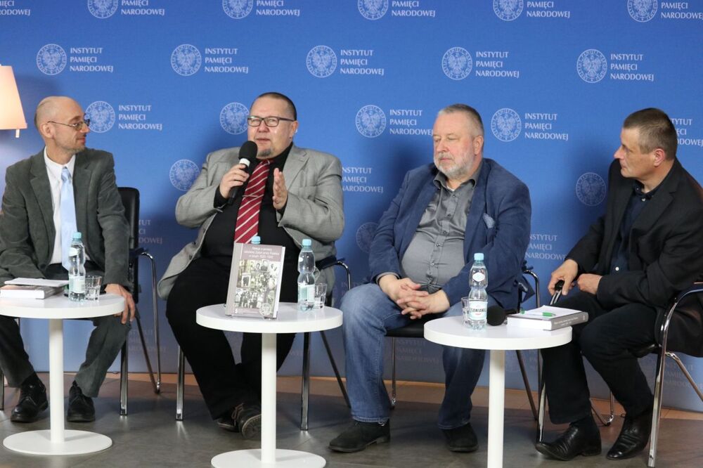 Dyskusja o książce „Relacje o pomocy udzielanej Żydom przez Polaków w latach 1939–1945. tom 5: Dystrykt Galicja Generalnego Gubernatorstwa i Wołyń” – 24 marca 2022. Fot. Aleksandra Wierzchowska (IPN)