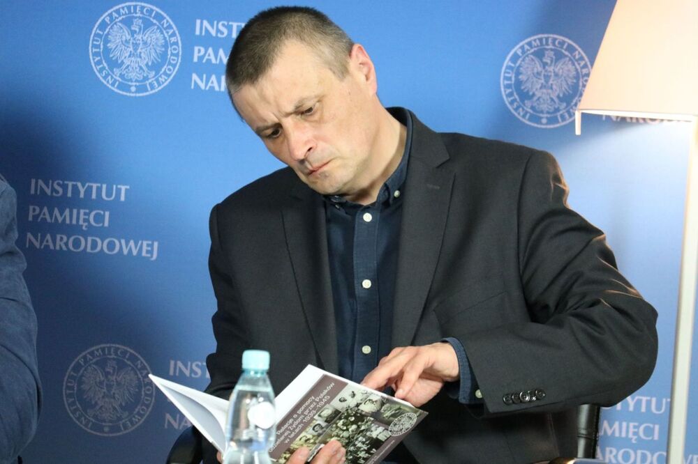 Tomasz Bereza, Oddziałowe BBH IPN w Rzeszowie – 24 marca 2022. Fot. Aleksandra Wierzchowska (IPN)