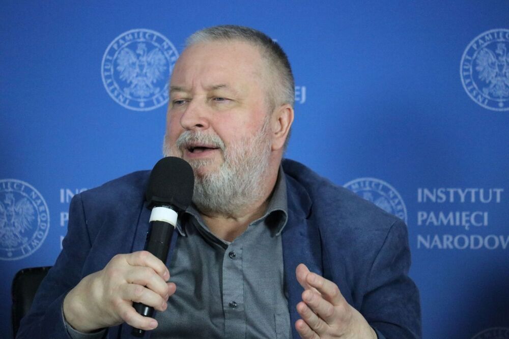 Dr hab. Grzegorz Hryciuk, prof. Uniwersytetu Wrocławskiego – 24 marca 2022. Fot. Aleksandra Wierzchowska (IPN)