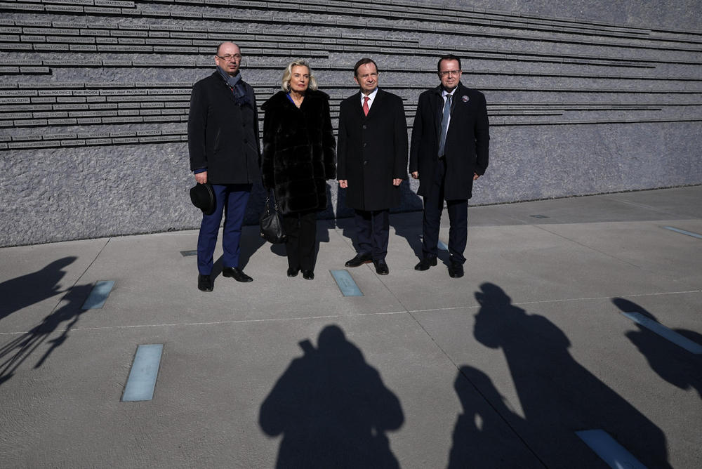 Uroczystości w Muzeum Polaków Ratujących Żydów podczas II wojny światowej im. Rodziny Ulmów w Markowej – 24 marca 2022. Fot. Sławek Kasper (IPN)