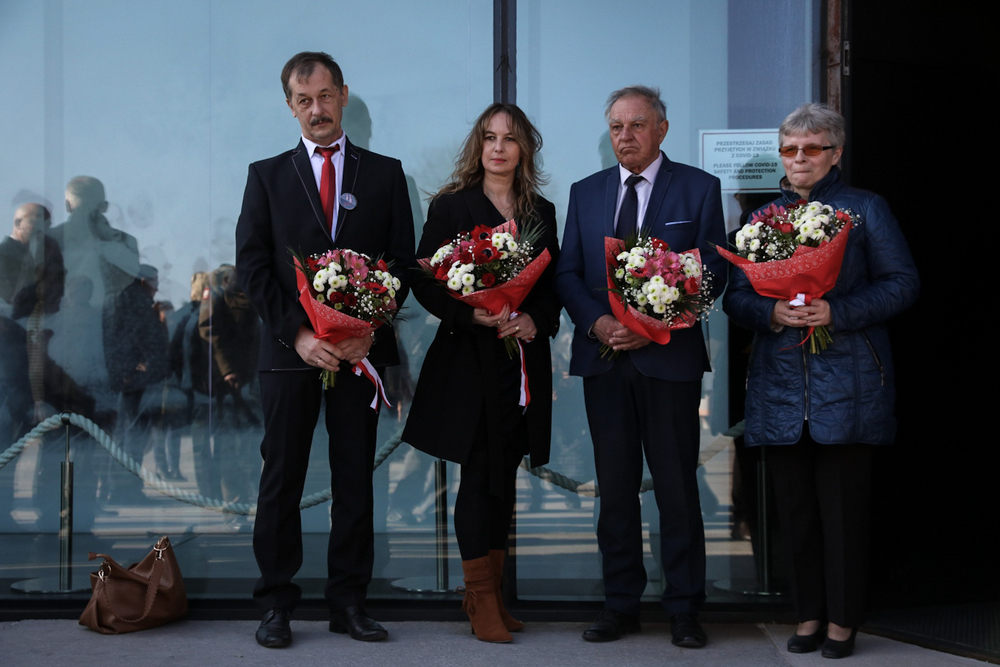 Uroczystości w Muzeum Polaków Ratujących Żydów podczas II wojny światowej im. Rodziny Ulmów w Markowej – 24 marca 2022. Fot. Sławek Kasper (IPN)