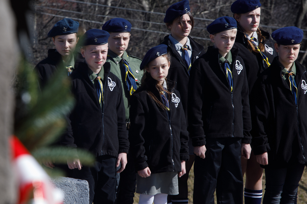 Uroczystości w Muzeum Polaków Ratujących Żydów podczas II wojny światowej im. Rodziny Ulmów w Markowej – 24 marca 2022. Fot. Sławek Kasper (IPN)