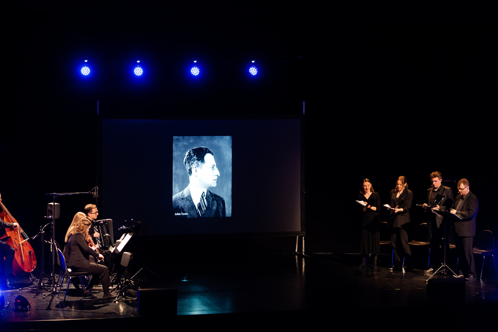 Widowisko „Sprawiedliwi” upamiętniające Polaków ratujących Żydów pod okupacją niemiecką – Kwidzyn, 26 marca 2022. Fot. Grzegorz Laskowski