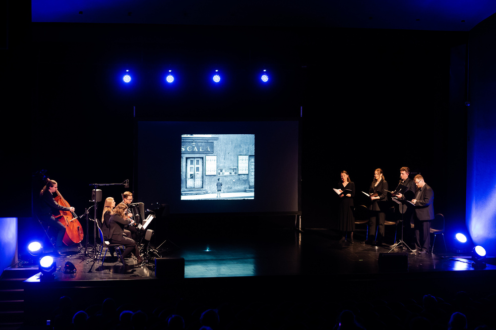 Widowisko „Sprawiedliwi” upamiętniające Polaków ratujących Żydów pod okupacją niemiecką – Kwidzyn, 26 marca 2022. Fot. Grzegorz Laskowski