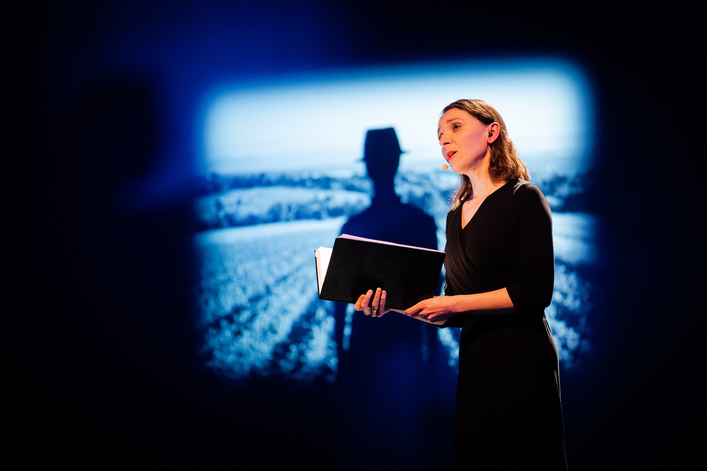 Widowisko „Sprawiedliwi” upamiętniające Polaków ratujących Żydów pod okupacją niemiecką – Kwidzyn, 26 marca 2022. Fot. Grzegorz Laskowski