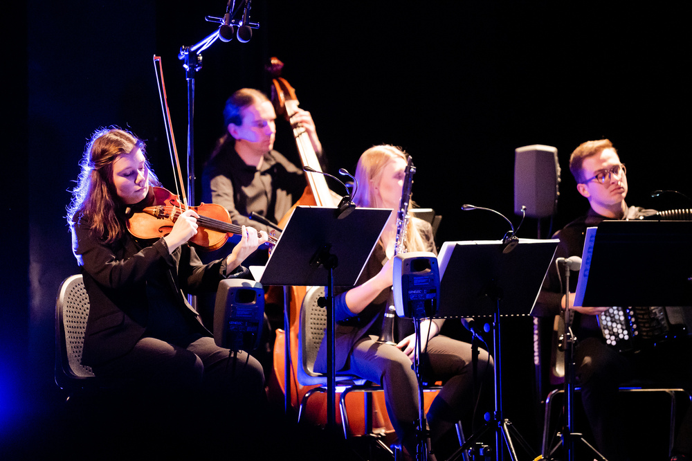 Widowisko „Sprawiedliwi” upamiętniające Polaków ratujących Żydów pod okupacją niemiecką – Kwidzyn, 26 marca 2022. Fot. Grzegorz Laskowski