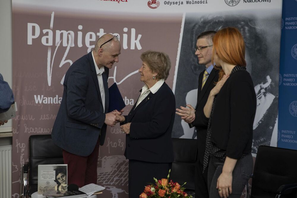 Dyskusja o pamiętniku Wandy Barbary Kociuby – Warszawa, 29 marca 2022. Fot. Katarzyna Adamów (IPN)