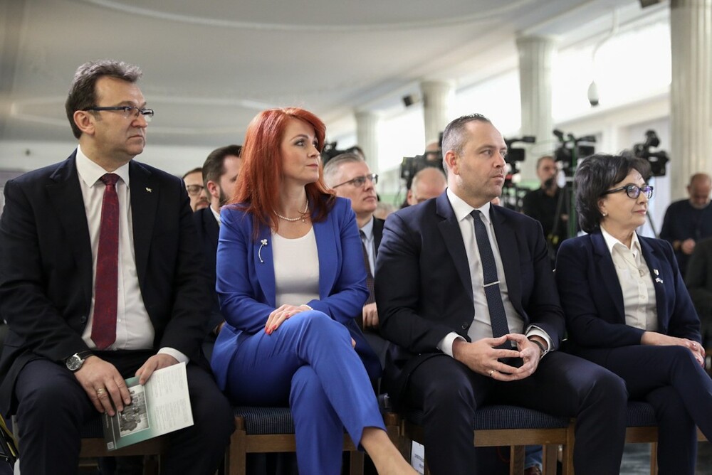 Międzynarodowa konferencja naukowa „»Jedynie prawda jest ciekawa«. Dziedzictwo Józefa Mackiewicza w 120 rocznicę urodzin” – Warszawa, 31 marca 2022. Fot. Sławek Kasper (IPN)