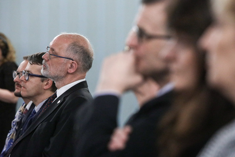 Międzynarodowa konferencja naukowa „»Jedynie prawda jest ciekawa«. Dziedzictwo Józefa Mackiewicza w 120 rocznicę urodzin” – Warszawa, 31 marca 2022. Fot. Sławek Kasper (IPN)