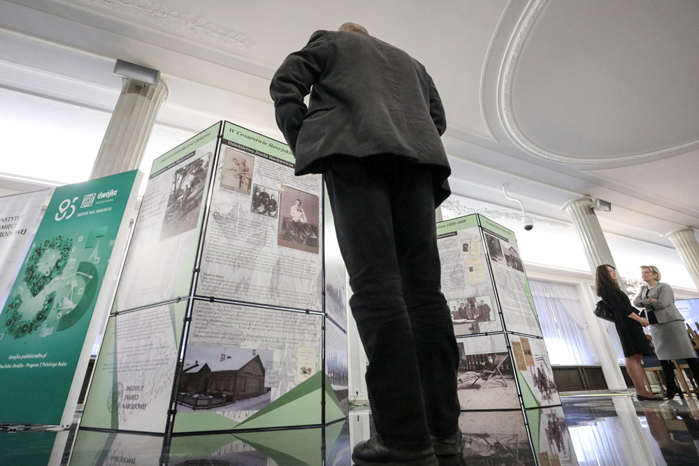 Wystawa IPN „»Jedynie prawda jest ciekawa«. Dziedzictwo Józefa Mackiewicza” – Warszawa, 31 marca 2022. Fot. Sławek Kasper (IPN)
