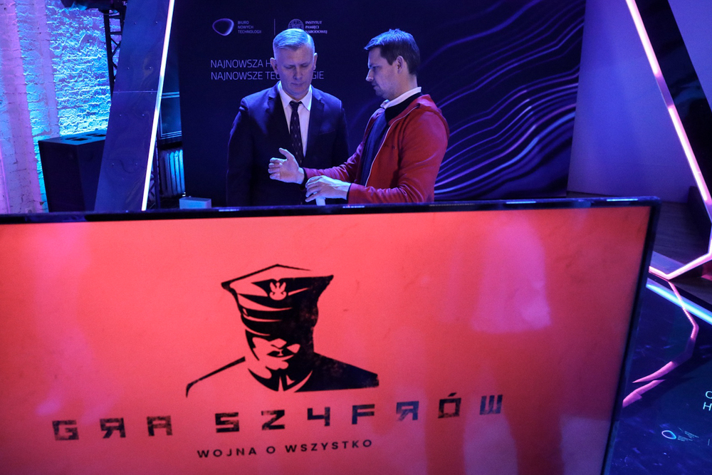 „Gra szyfrów” – najnowszy projekt gamingowy Instytutu Pamięci Narodowej – Warszawa, 1 kwietnia 2022. Fot. Sławek Kasper (IPN)