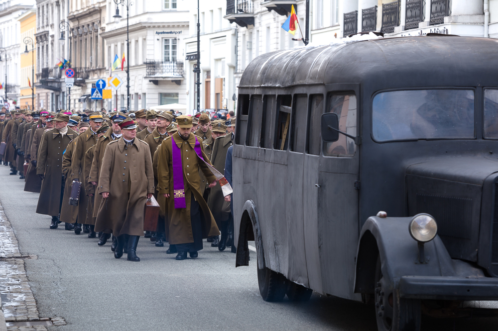 XV Katyński Marsz Cieni – Warszawa, 3 kwietnia 2022. Fot. Sławek Kasper (IPN)