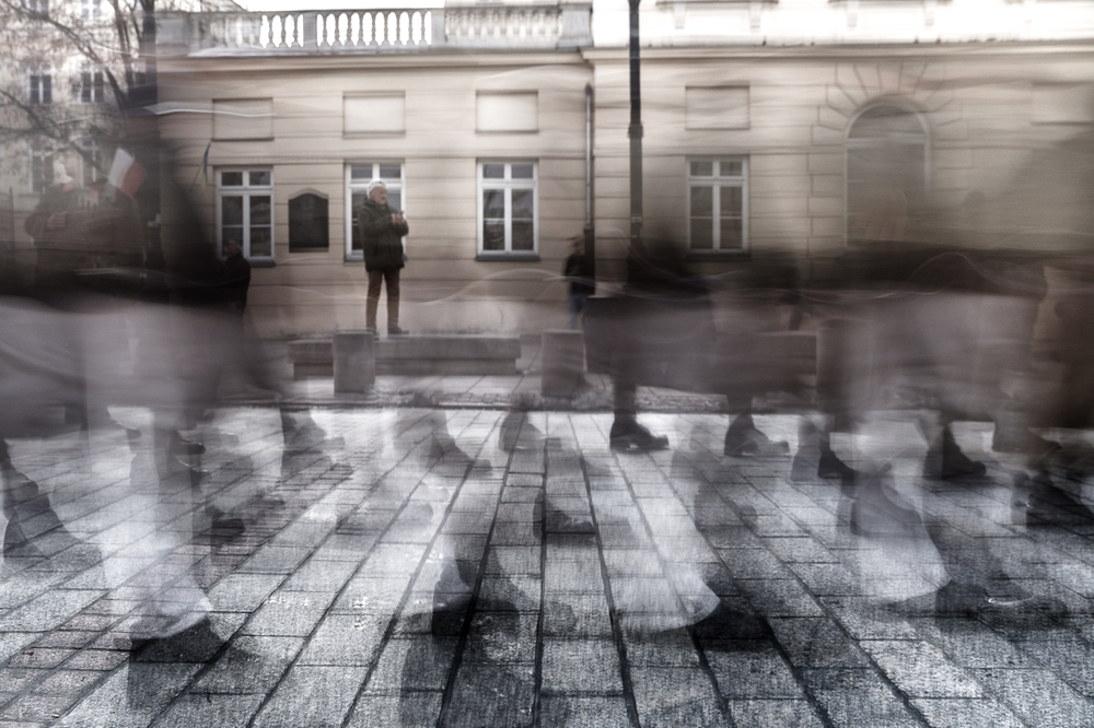 XV Katyński Marsz Cieni – Warszawa, 3 kwietnia 2022. Fot. Sławek Kasper (IPN)