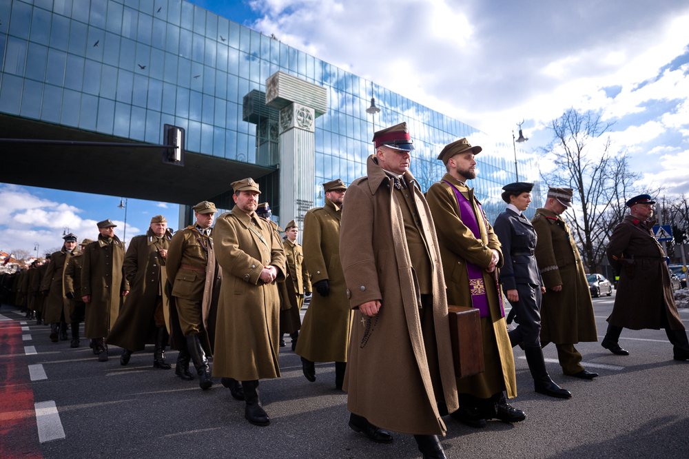 XV Katyński Marsz Cieni – Warszawa, 3 kwietnia 2022. Fot. Sławek Kasper (IPN)