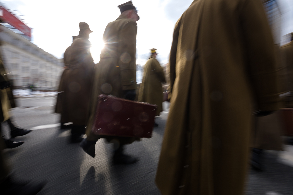 XV Katyński Marsz Cieni – Warszawa, 3 kwietnia 2022. Fot. Sławek Kasper (IPN)