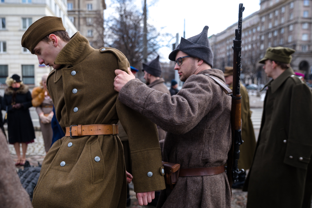 XV Katyński Marsz Cieni – Warszawa, 3 kwietnia 2022. Fot. Sławek Kasper (IPN)