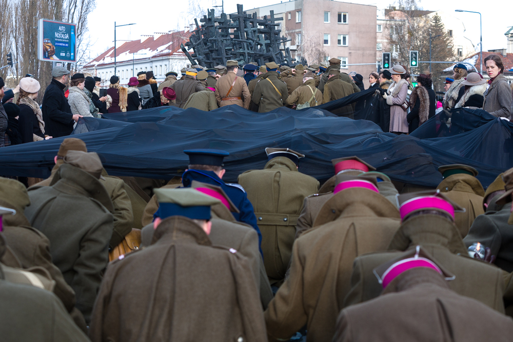 XV Katyński Marsz Cieni – Warszawa, 3 kwietnia 2022. Fot. Sławek Kasper (IPN)