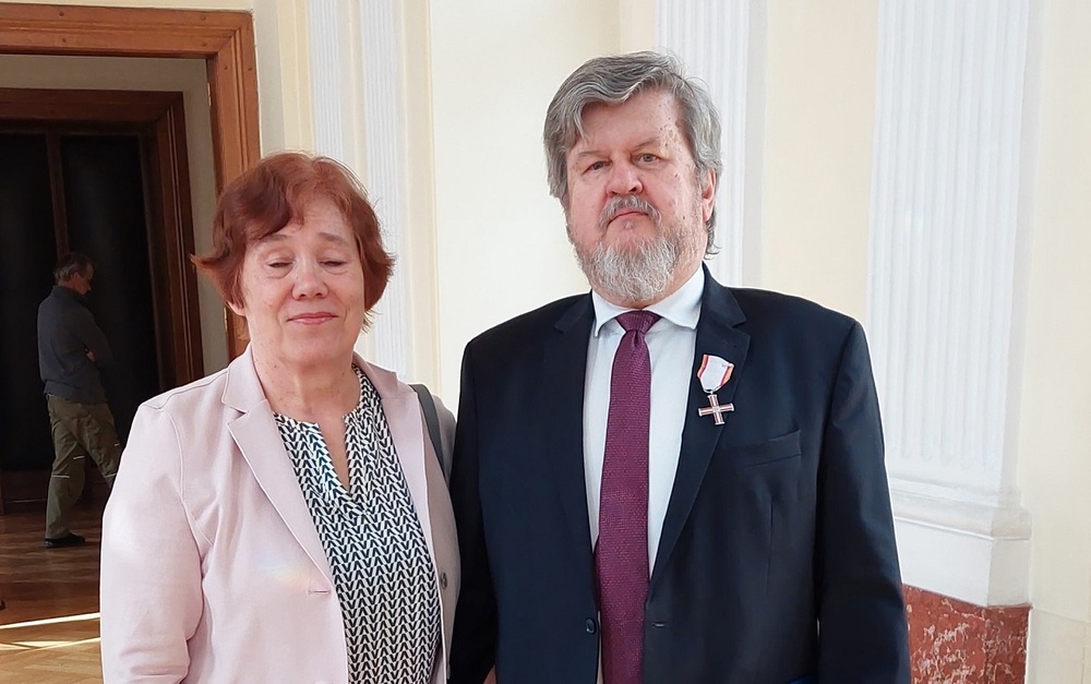 Uroczystość wręczenia Krzyża Wolności i Solidarności - Praga, 4 kwietnia 2022