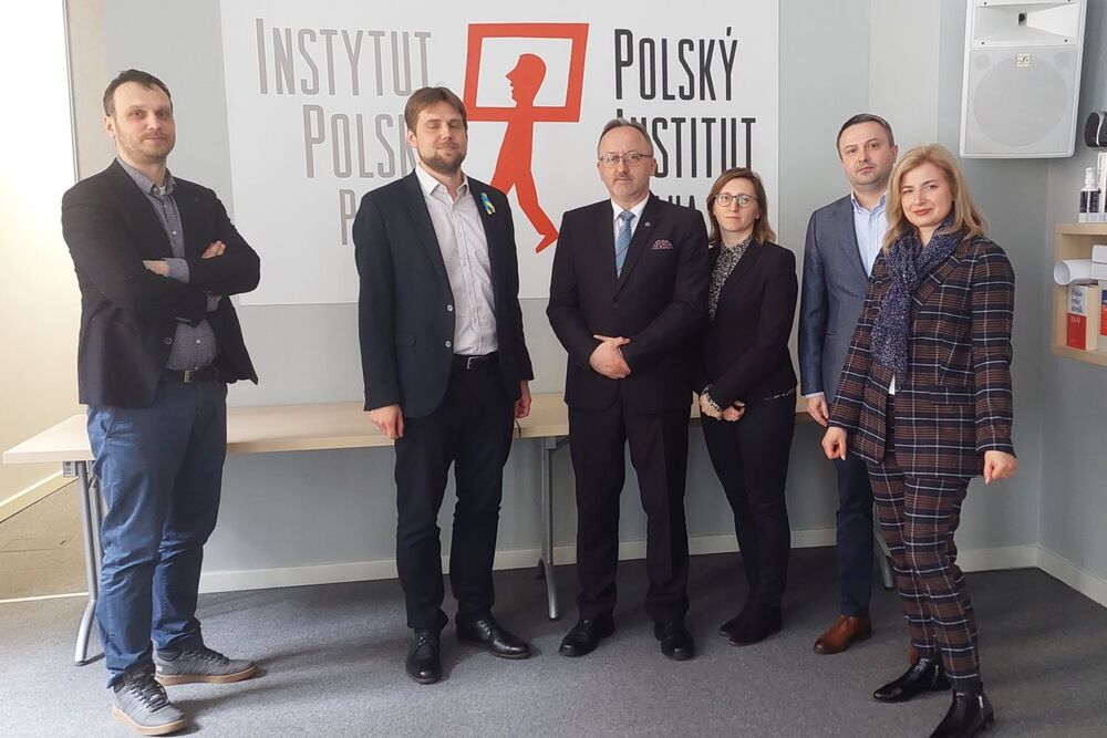 Spotkanie w Instytucie Polskim w Pradze – 5 kwietnia 2022. Fot. IPN