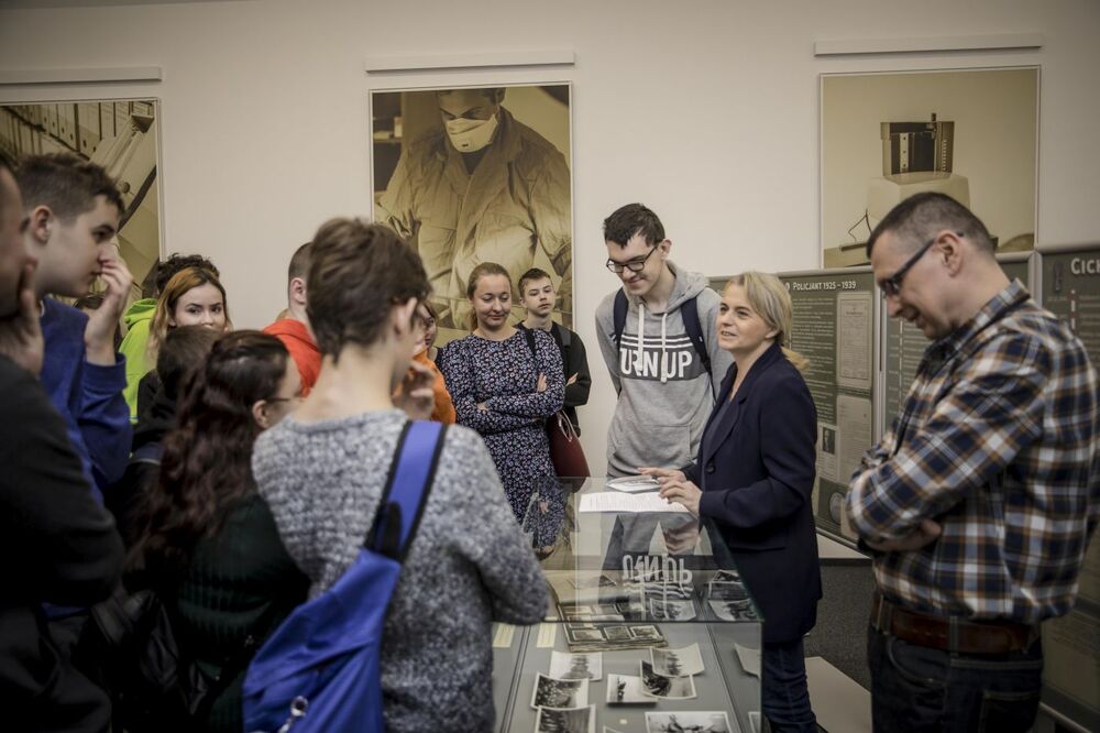 Dni otwarte dla szkół w Archiwum IPN przy ul. Kłobuckiej 21 w Warszawie – 5–6 kwietnia 2022. Fot. Katarzyna Adamów (IPN)