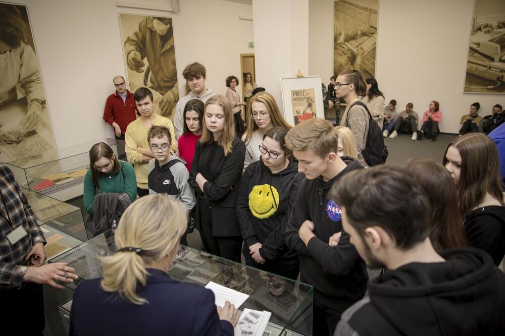 Dni otwarte dla szkół w Archiwum IPN przy ul. Kłobuckiej 21 w Warszawie – 5–6 kwietnia 2022. Fot. Katarzyna Adamów (IPN)