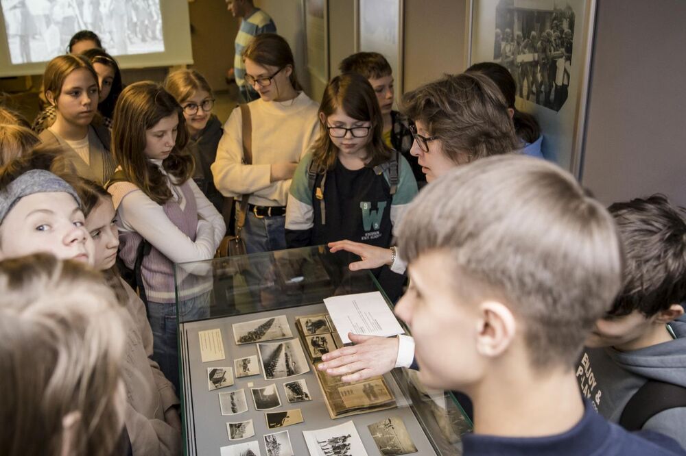 Dni otwarte dla szkół w Archiwum IPN przy ul. Kłobuckiej 21 w Warszawie – 5–6 kwietnia 2022. Fot. Katarzyna Adamów (IPN)