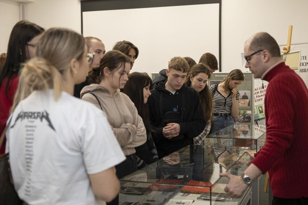 Dni otwarte dla szkół w Archiwum IPN przy ul. Kłobuckiej 21 w Warszawie – 5–6 kwietnia 2022. Fot. Katarzyna Adamów (IPN)