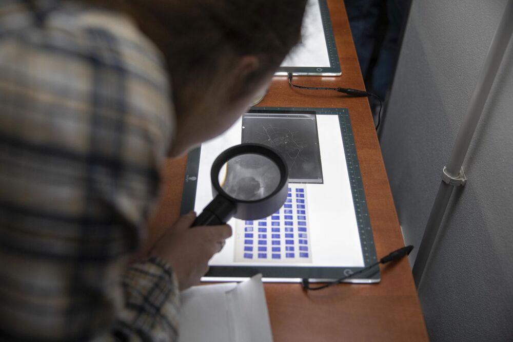 Dni otwarte dla szkół w Archiwum IPN przy ul. Kłobuckiej 21 w Warszawie – 5–6 kwietnia 2022. Fot. Katarzyna Adamów (IPN)