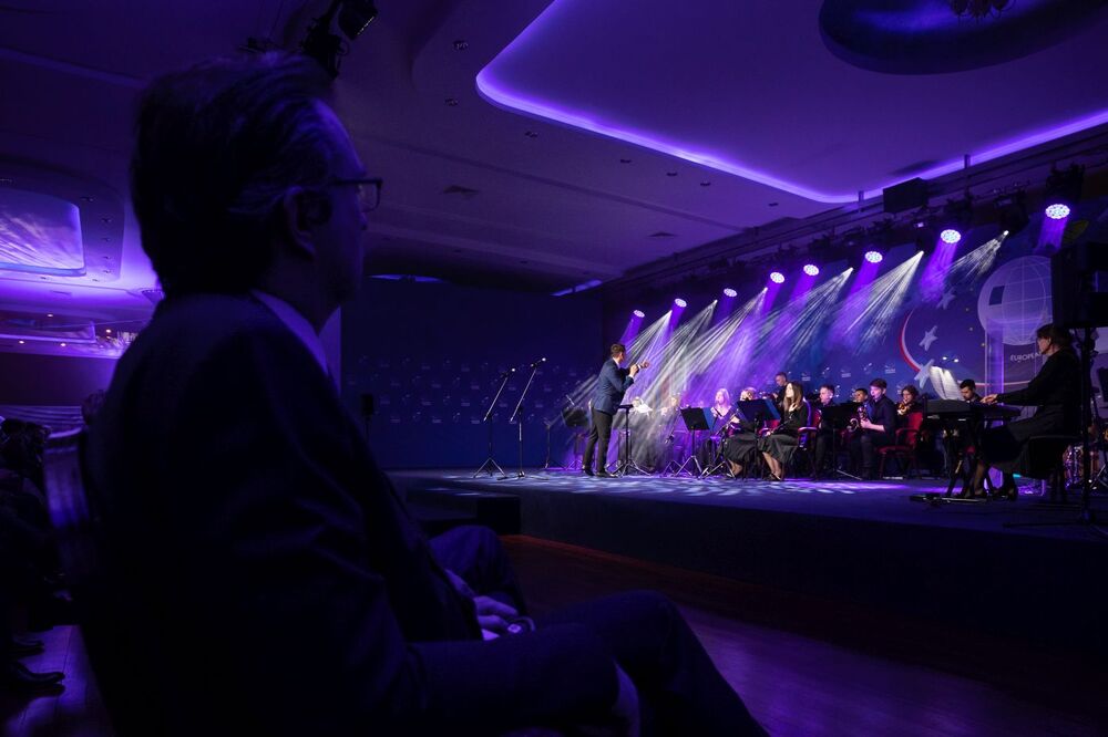 Wręczenie Nagrody Prezesa IPN dla jednostek samorządu terytorialnego – Mikołajki, 12 kwietnia 2022. Fot. Mikołaj Bujak (IPN)