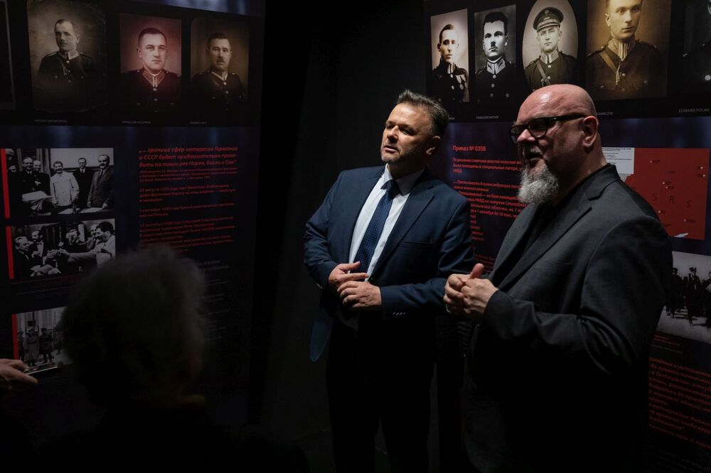 Otwarcie wystawy IPN „Ostaszków, skrzynka pocztowa nr 37” w Muzeum II Wojny Światowej – Gdańsk, 13 kwietnia 2022. Fot. Mikołaj Bujak (IPN)