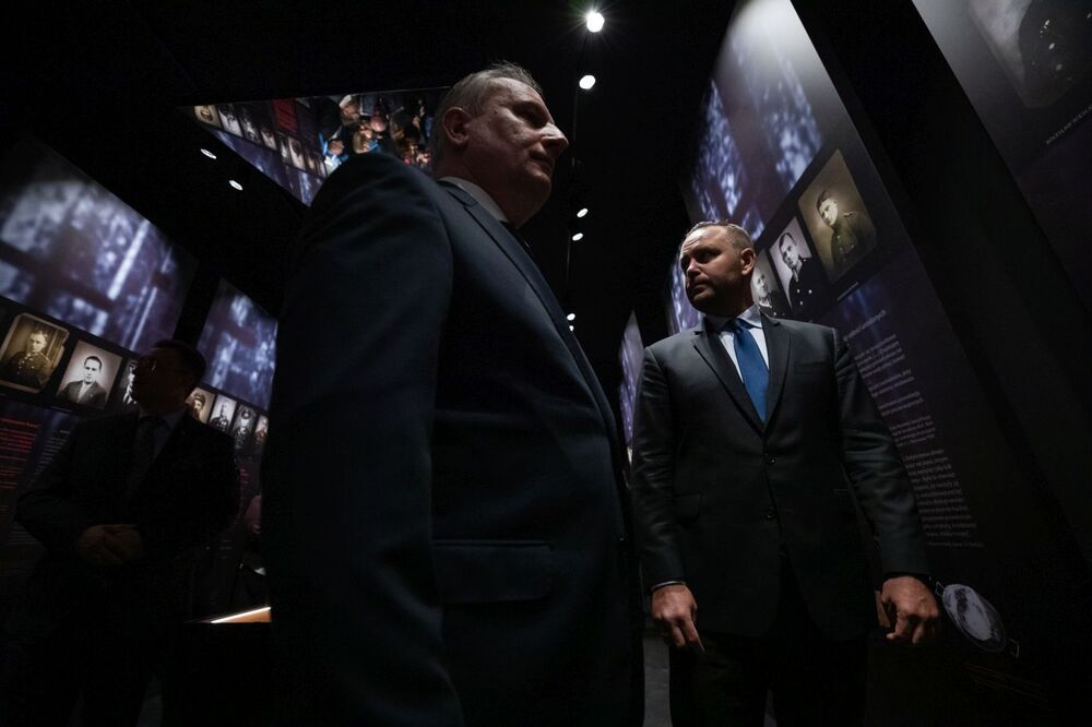 Otwarcie wystawy IPN „Ostaszków, skrzynka pocztowa nr 37” w Muzeum II Wojny Światowej – Gdańsk, 13 kwietnia 2022. Fot. Mikołaj Bujak (IPN)