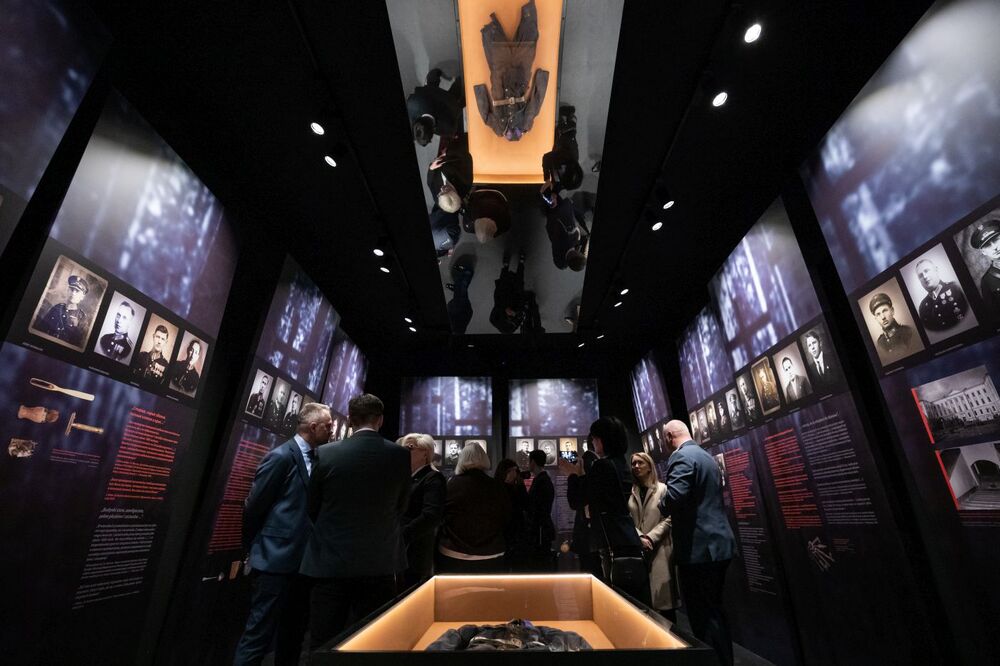 Otwarcie wystawy IPN „Ostaszków, skrzynka pocztowa nr 37” w Muzeum II Wojny Światowej – Gdańsk, 13 kwietnia 2022. Fot. Mikołaj Bujak (IPN)